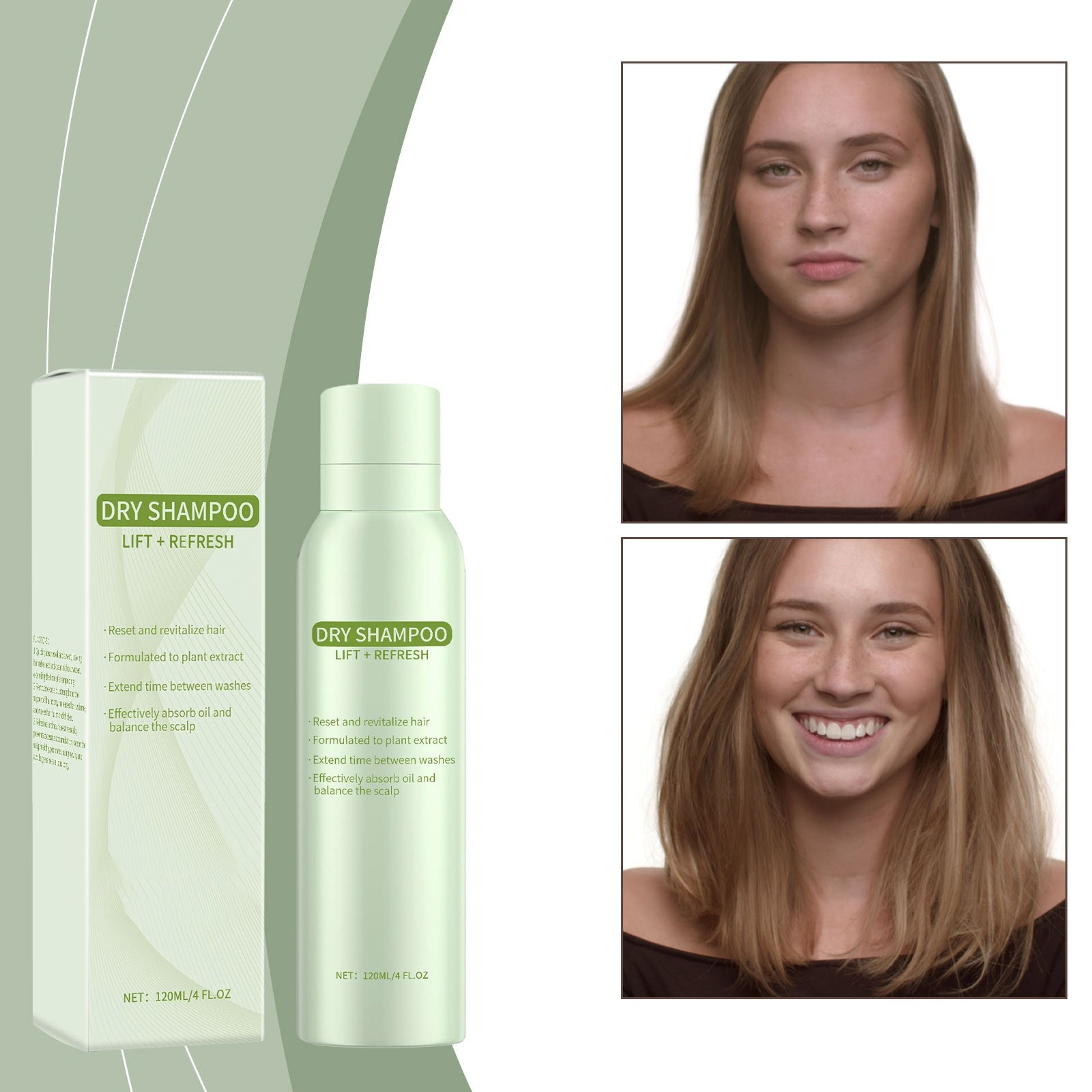 For Dry or Damaged Hair Dry Shampoo Spray For Women Formulated To Absorb Oil The Scalp And